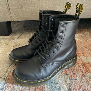 Dr. Martens 1460 Smooth Leather Lace Up Boots